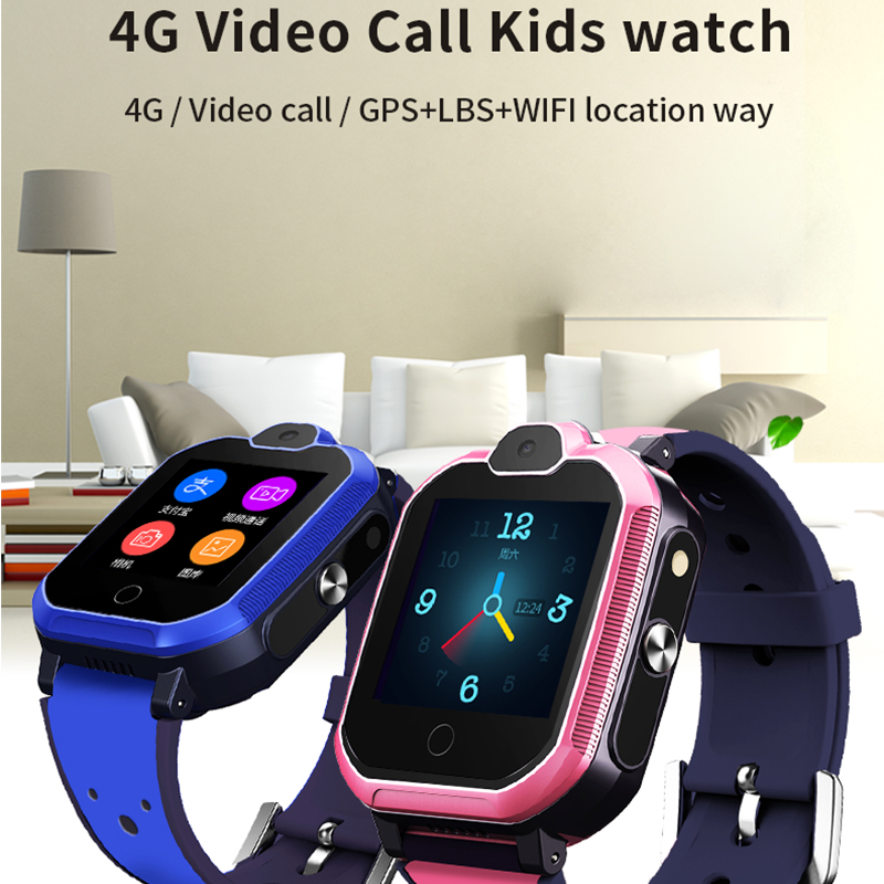 Intelligens óra Szilikon karkötő T6 (JYDA149) Szívritmus kimutatás I 4G videó, amit a gyerekek néznek